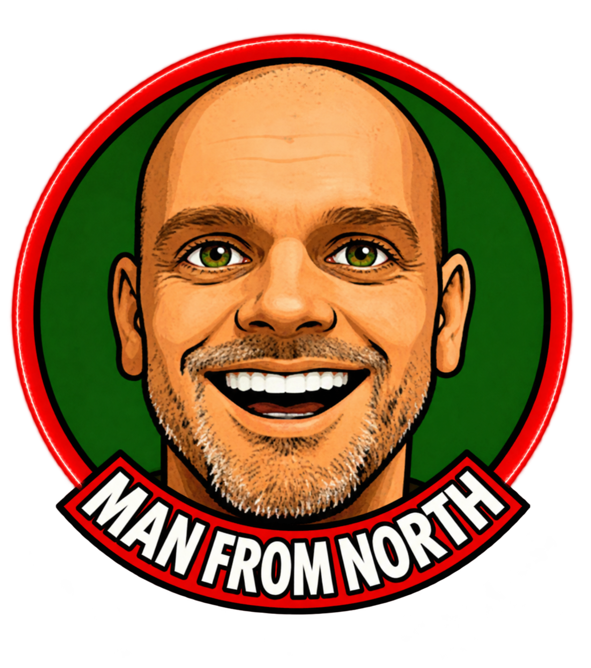 MAN FROM NORTH portrait logo